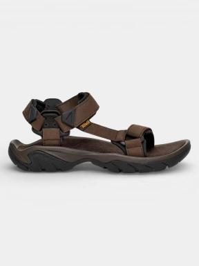 Teva Terra Fi 5 Universal Leather férfi túraszandál barna színben 3