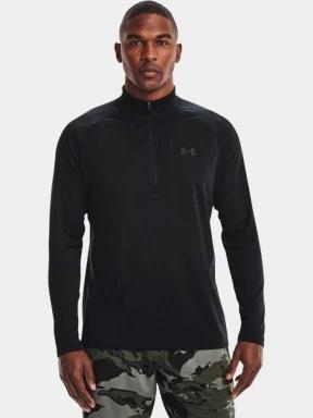 Under Armour UA Tech 2.0 1/2 Zip férfi hosszú ujjú sport póló fekete színben 1