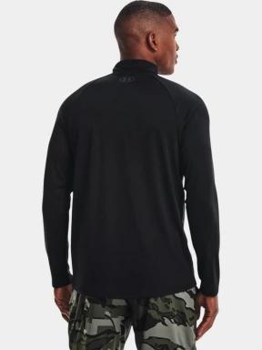 Under Armour UA Tech 2.0 1/2 Zip férfi hosszú ujjú sport póló fekete színben 3