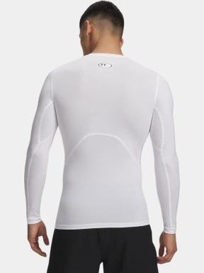 Under Armour UA HG Armour Comp LS férfi hosszú ujjú sport póló fehér színben 3