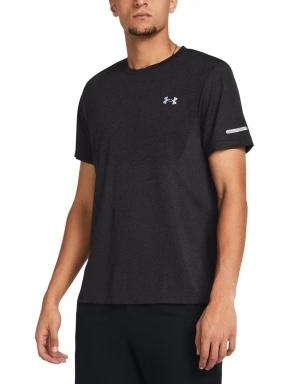 Under Armour UA Seamless Stride SS férfi rövid ujjú sport póló fekete színben 1