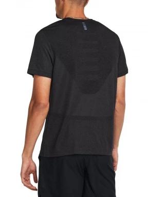Under Armour UA Seamless Stride SS férfi rövid ujjú sport póló fekete színben 3