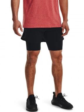Under Armour UA Peak Woven 2in1 Sts férfi sport rövidnadrág fekete színben 1