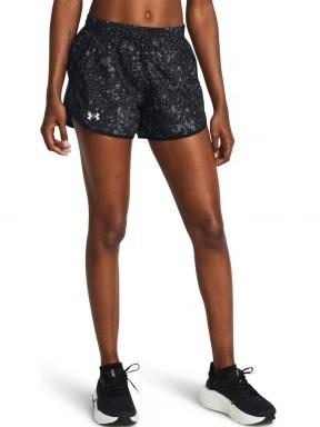 Under Armour UA Fly By Printed Short női sport rövidnadrág fekete színben 1