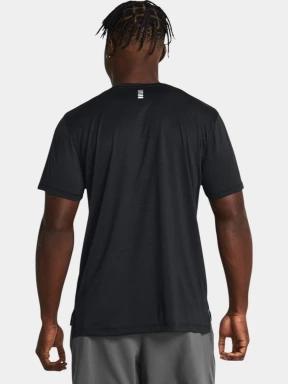 Under Armour UA Launch Shortsleeve férfi rövid ujjú sport póló fekete színben 3