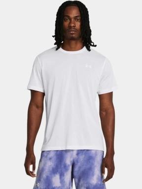 Under Armour UA Launch Shortsleeve férfi rövid ujjú sport póló fehér színben 1