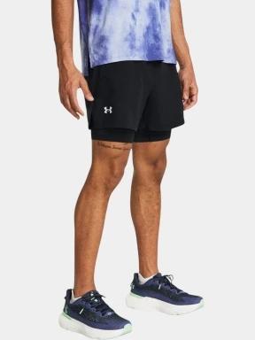Under Armour UA Launch 5'' 2-IN-1 Shorts férfi sport rövidnadrág fekete színben 1