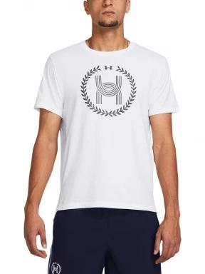 Under Armour UA Run Everywhere Wreath SS férfi rövid ujjú póló fehér színben 1