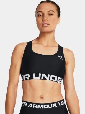 Under Armour UA HG Mid Branded női sportmelltartó fekete színben 1