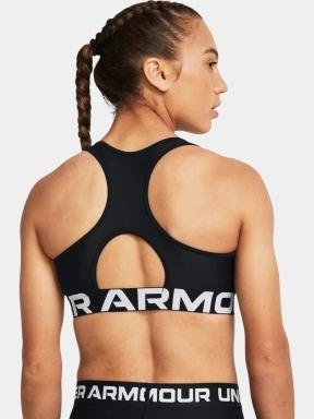 Under Armour UA HG Mid Branded női sportmelltartó fekete színben 3