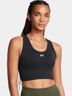 Under Armour Vanish Seamless Mid Bra női sportmelltartó fekete színben 1