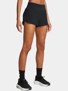 Under Armour UA Launch Pro 3'' Shorts női sport rövidnadrág fekete színben 1