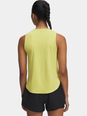 Under Armour UA Launch Elite Tank női ujjatlan sport póló sárga színben 3