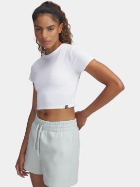 Under Armour UA Rival Rib Baby Tee női crop top fehér színben 1