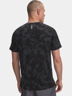 Under Armour UA Launch Printed SS férfi rövid ujjú sport póló szürke színben 3