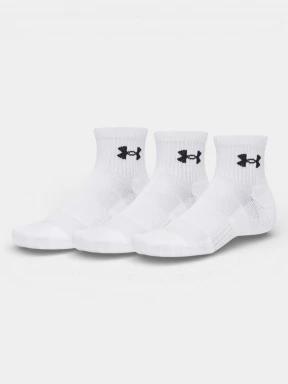 Under Armour UA Performance Cotton 3p Qtr sportzokni fehér színben 1