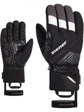 Ziener Genrix As® Awglove ski alpine férfi síkesztyű fekete színben 1