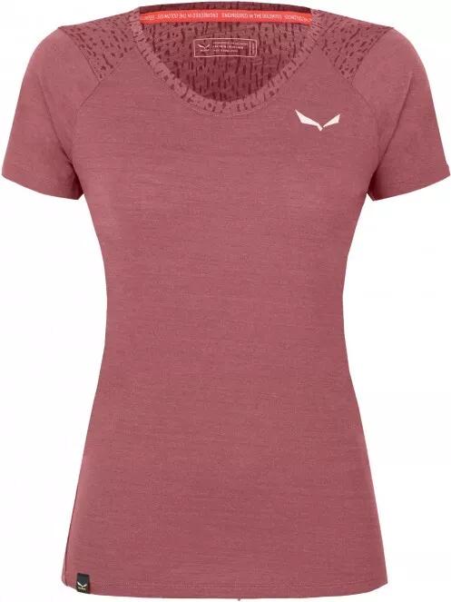Salewa Pure Salamander Am W T-Shirt női rövid ujjú póló rózsaszín színben 6