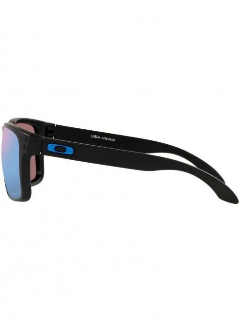 Oakley Holbrook XL férfi polarizált napszemüveg fekete színben 4
