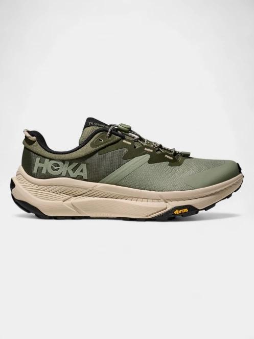 Hoka Transport férfi túracipő zöld színben 3
