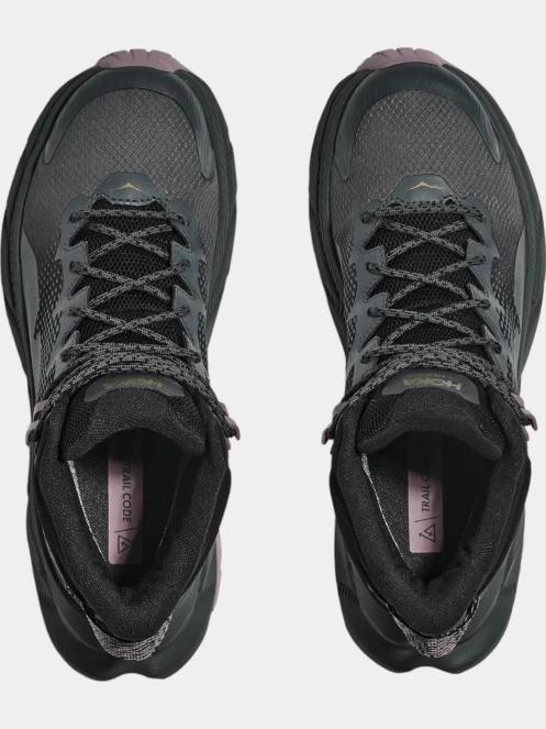 Hoka Trail Code GTX női túrabakancs szürke színben 6