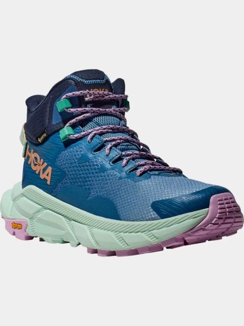 Hoka Trail Code GTX női túrabakancs kék színben 2