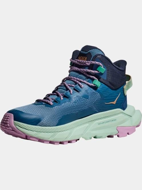 Hoka Trail Code GTX női túrabakancs kék színben 5