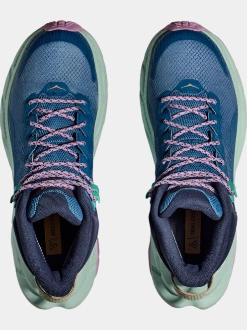 Hoka Trail Code GTX női túrabakancs kék színben 8