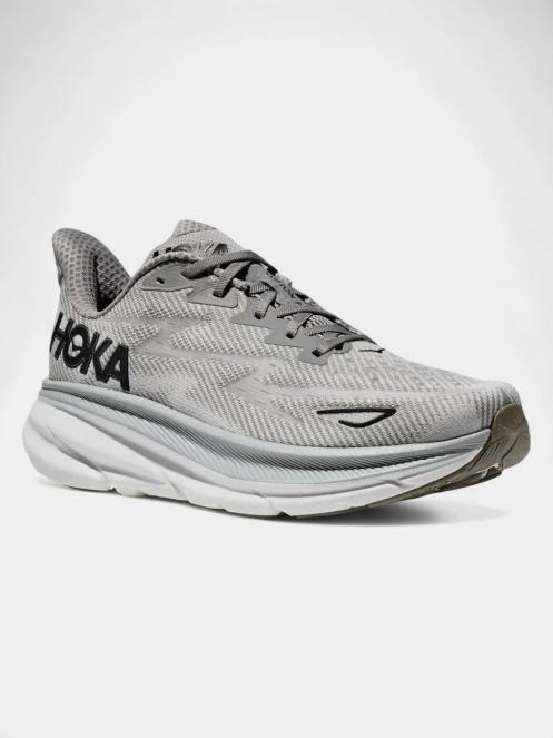Hoka Clifton 9 férfi aszfalt futócipő szürke színben 2