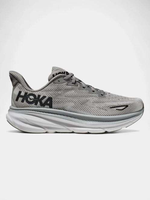 Hoka Clifton 9 férfi aszfalt futócipő szürke színben 3