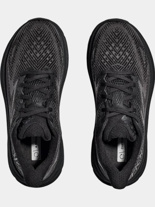 Hoka Clifton 9 női aszfalt futócipő fekete színben 8