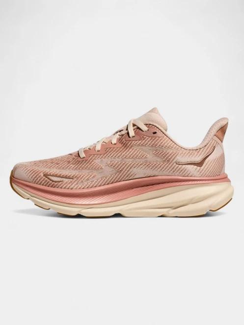 Hoka Clifton 9 női aszfalt futócipő rózsaszín színben 4