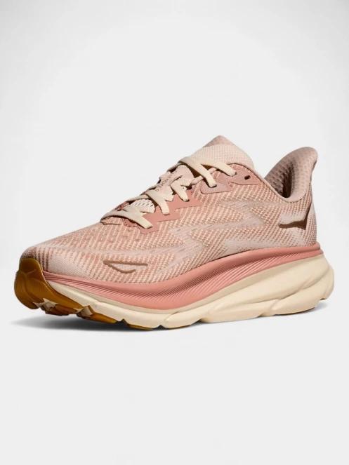 Hoka Clifton 9 női aszfalt futócipő rózsaszín színben 5
