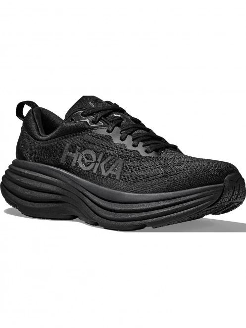Hoka Bondi 8 női aszfalt futócipő fekete színben 2