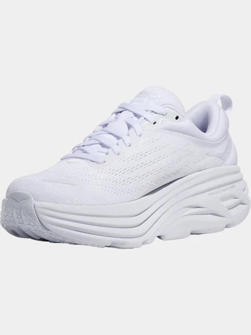 Hoka Bondi 8 női aszfalt futócipő fehér színben 5