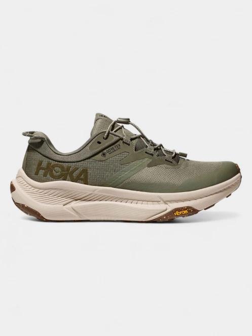 Hoka Transport GTX férfi túrabakancs zöld színben 3