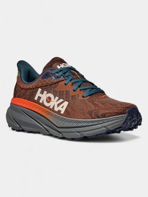 Hoka Challanger 7 férfi terepfutó cipő barna színben 2