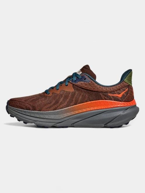 Hoka Challanger 7 férfi terepfutó cipő barna színben 4