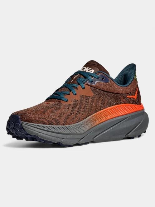 Hoka Challanger 7 férfi terepfutó cipő barna színben 5