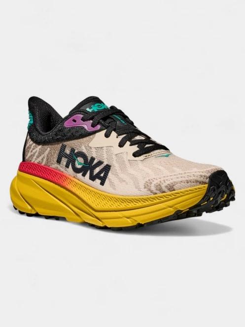 Hoka Challanger 7 női terepfutó cipő homok színben 2