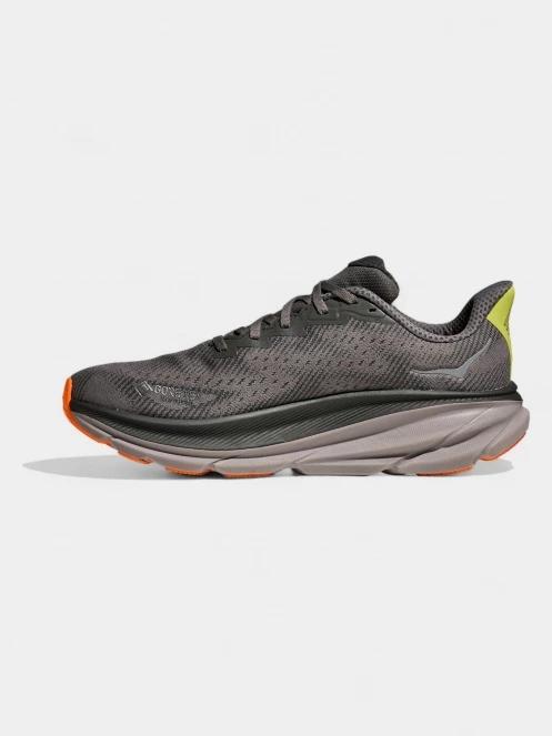 Hoka Clifton 9 GTX férfi aszfalt futócipő szürke színben 4