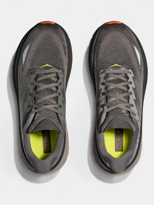 Hoka Clifton 9 GTX férfi aszfalt futócipő szürke színben 8