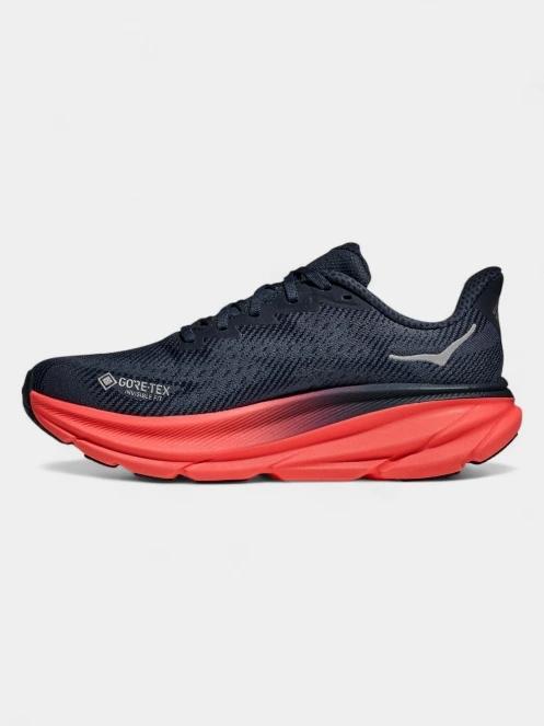 Hoka Clifton 9 GTX női aszfalt futócipő sötétkék színben 4