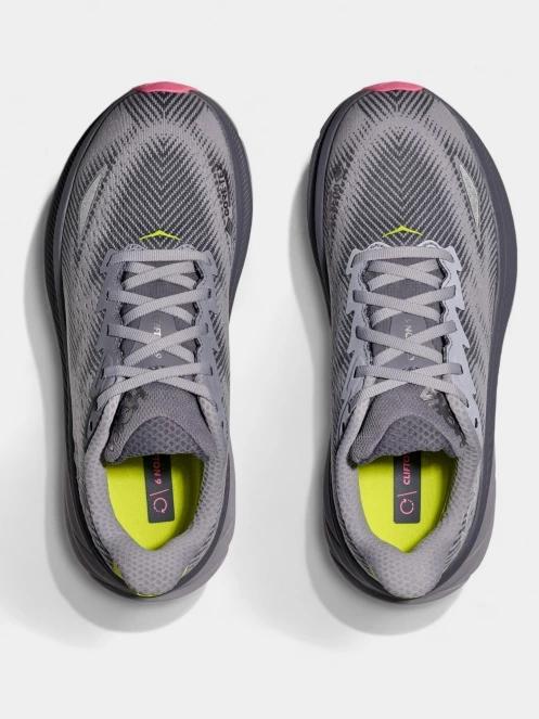 Hoka Clifton 9 GTX női aszfalt futócipő szürke színben 8