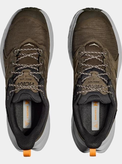 Hoka Anacapa 2 Low GTX férfi túracipő barna színben 8