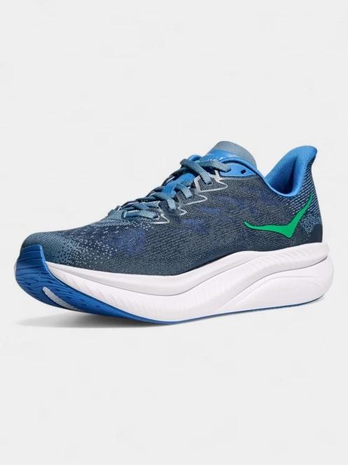 Hoka Mach 6 férfi aszfalt futócipő sötétkék színben 5