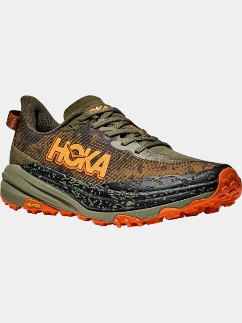 Hoka Speedgoat 6 férfi terepfutó cipő oliva színben 2