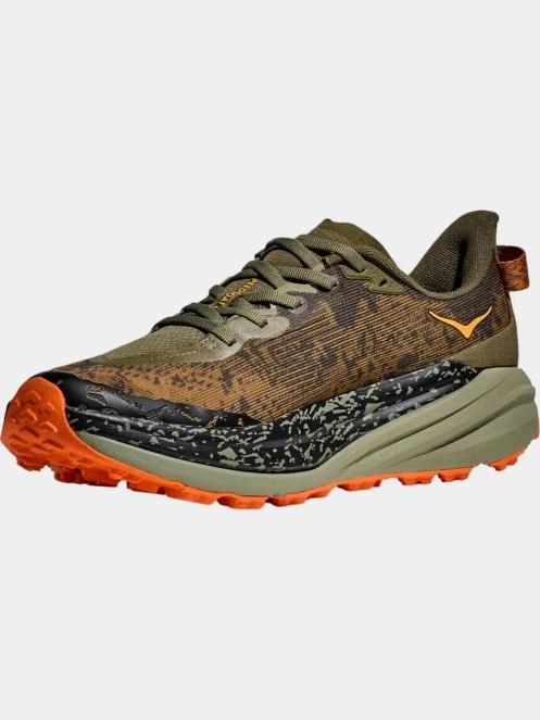 Hoka Speedgoat 6 férfi terepfutó cipő oliva színben 5