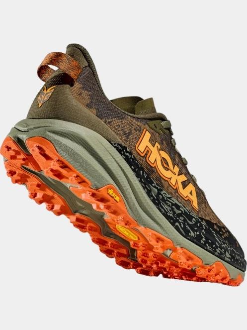 Hoka Speedgoat 6 férfi terepfutó cipő oliva színben 6