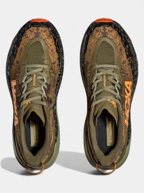 Hoka Speedgoat 6 férfi terepfutó cipő oliva színben 8